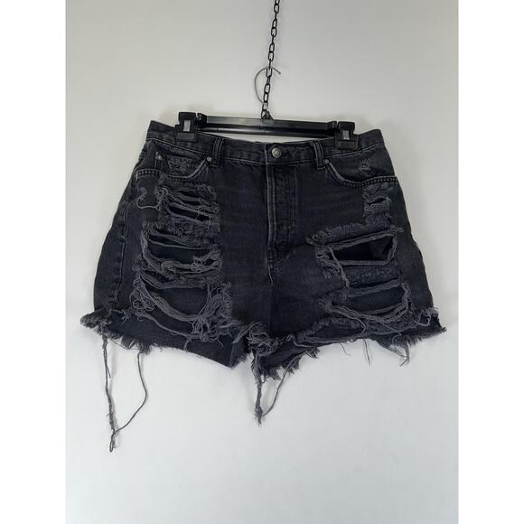 We The Free Shorts Womens 30 Distressed High Rise Urban Outfitters Ripped Denim - Picture 1 of 6